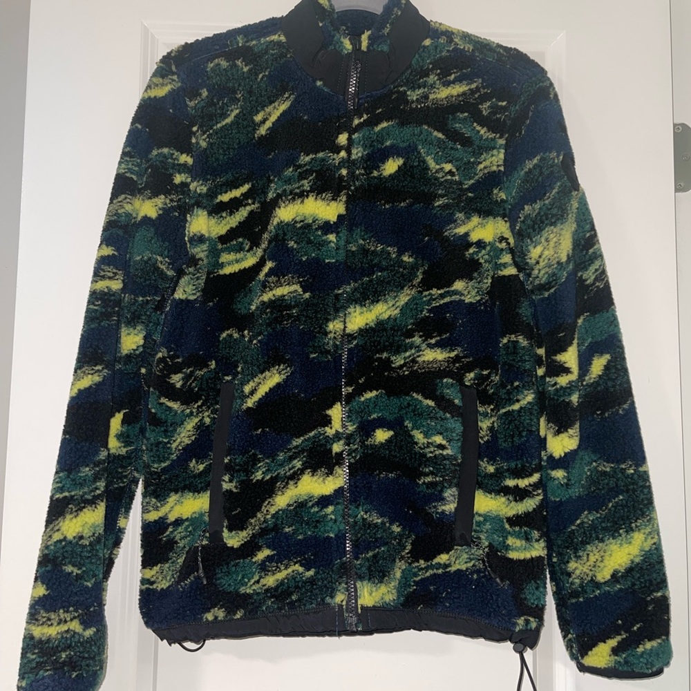American eagle retro zip up fleece jacket - Picture 2 of 7